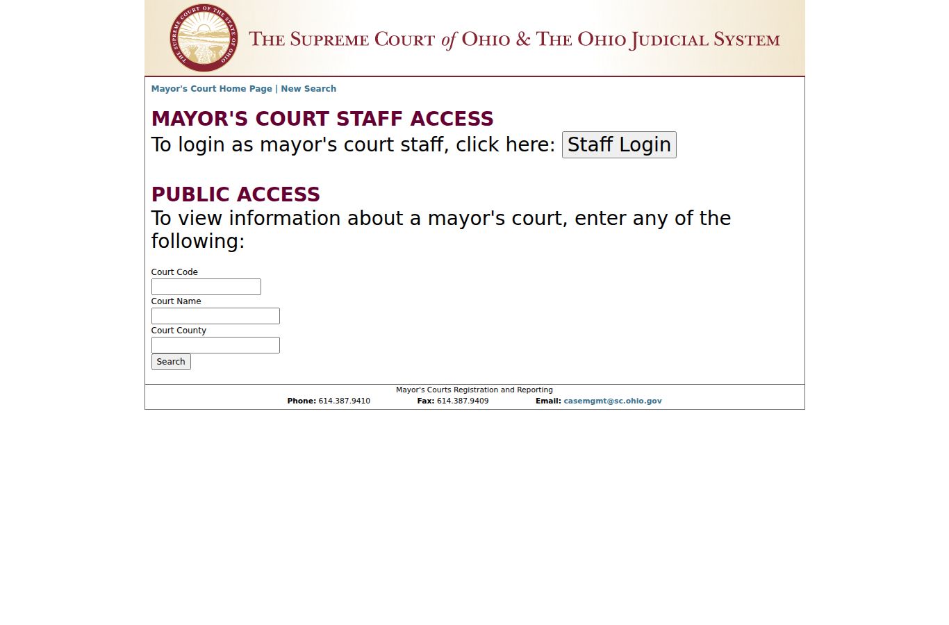 Laurelville court docket current mayor's court directory check