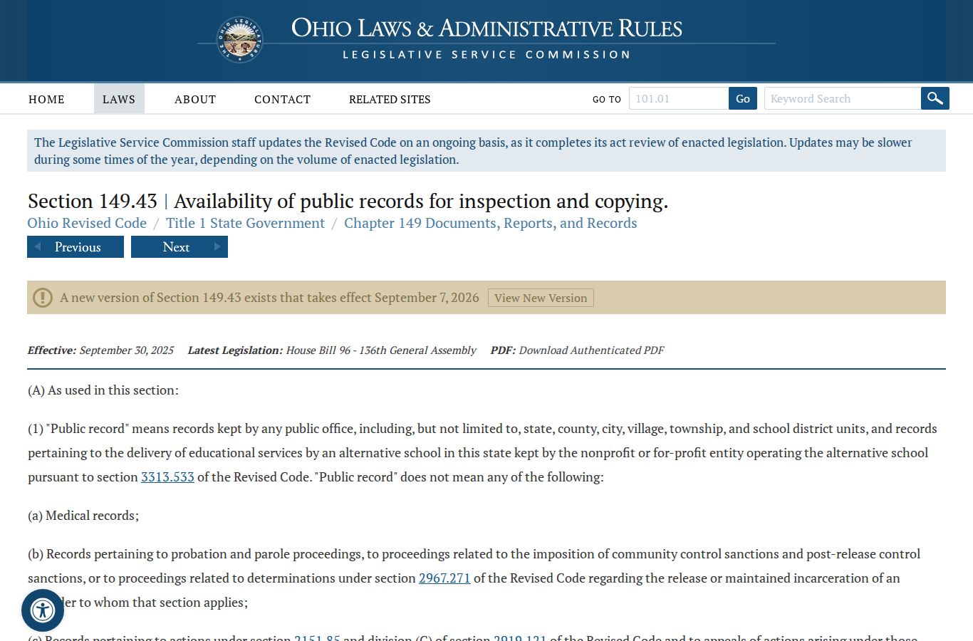 Murray City court docket Ohio Public Records Act source